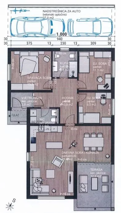 varaždin-okolica: novogradnja, nisko energetska kuća a+, 172 m2 - slika 36