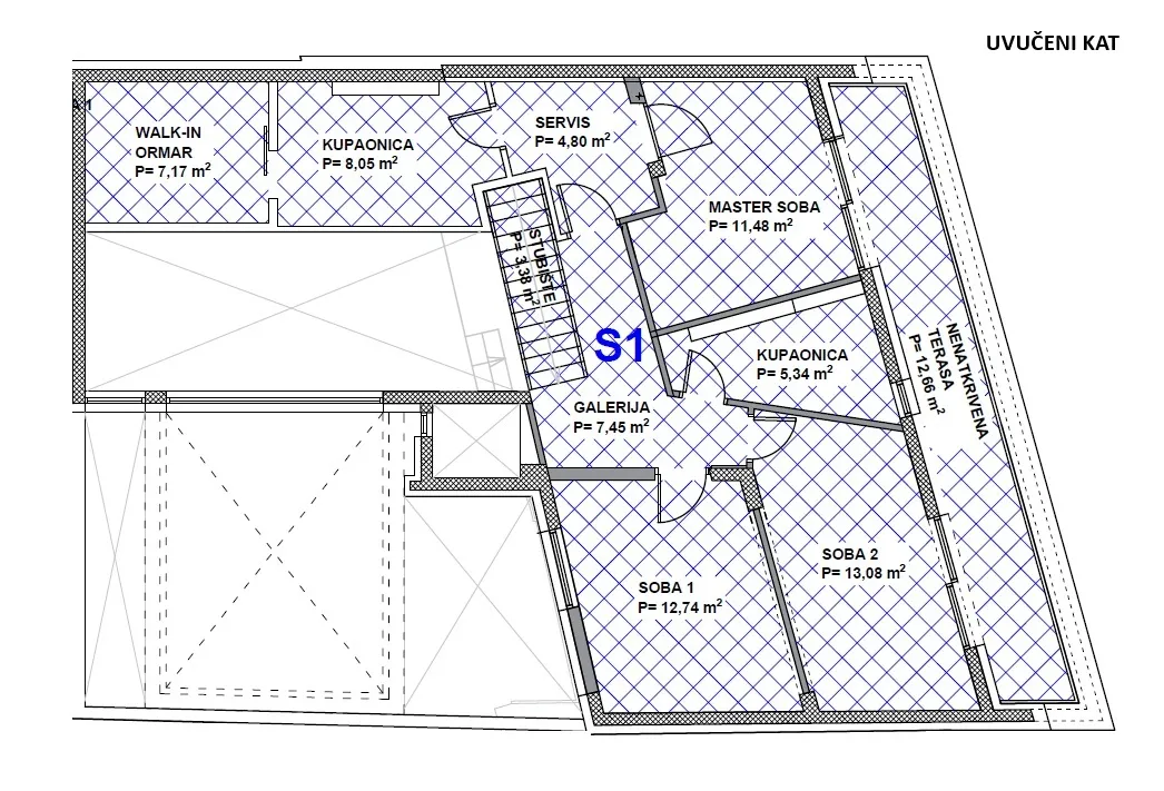 varaždin - centar: ekskluzivna novogradnja, 3-etažni stan, roh-bau, 210.10 m2 nkp - slika 35