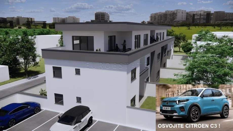 Varaždin: 2-soban stan na 1. katu novogradnje, 50.10 m2 NKP - Bronx