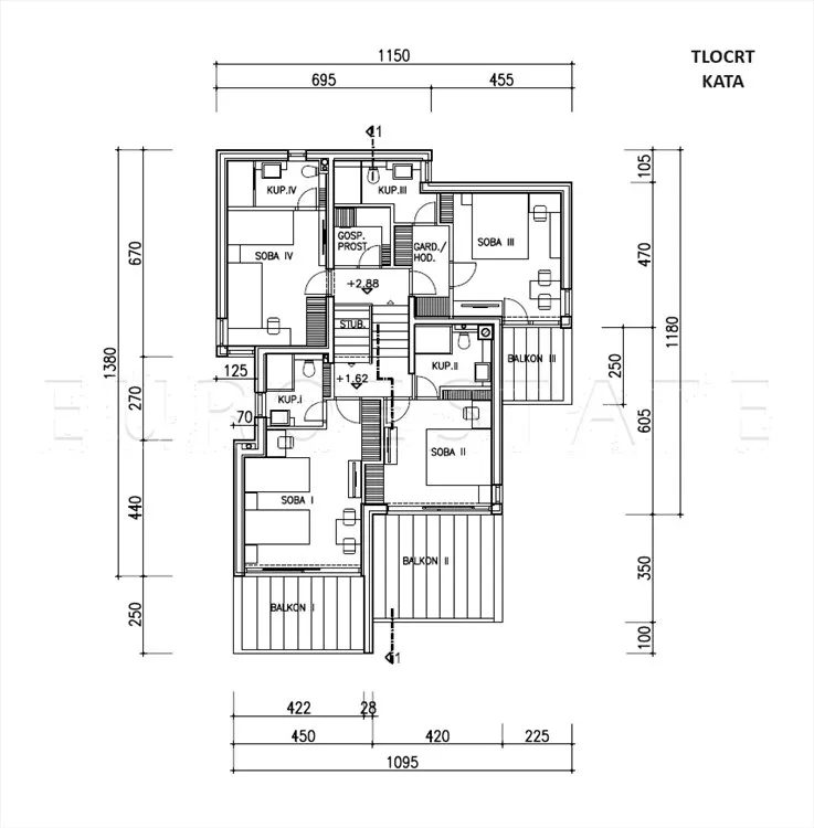 novalja - nova: luksuzna vila od 320,13 m2 s bazenom, saunom, garažom i panoramskim pogledom na more - slika 9