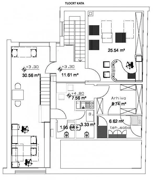 varaždin-gradska jezgra: 2-etažni, ulični poslovni prostor, 190 m2 - slika 21