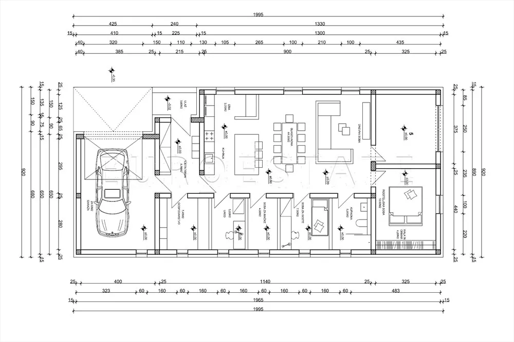 žabnik: moderna prizemnica ukupne površine 170 m2 - slika 26
