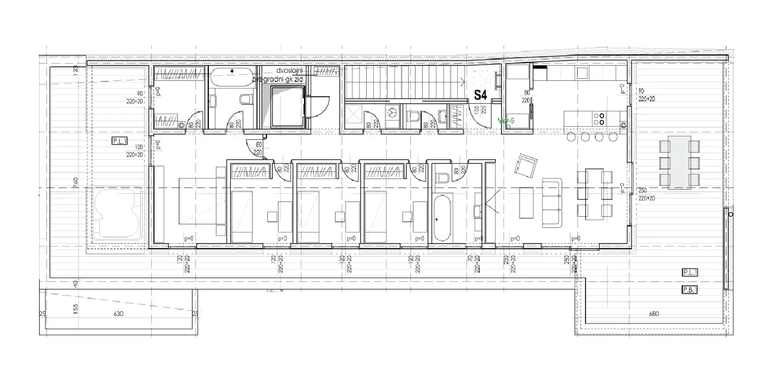 varaždin: luksuzan penthouse sa liftom, 232.34 m2 + 2 parkirna boksa - slika 13