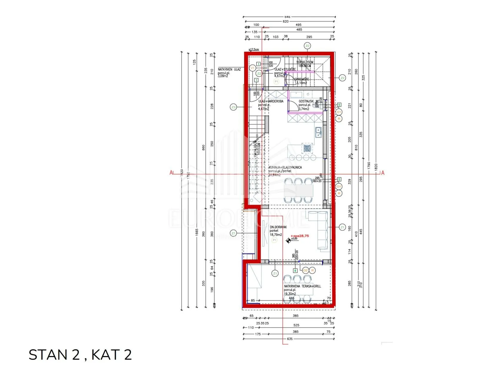 vodice, 121.00 m2, novogradnja - slika 13