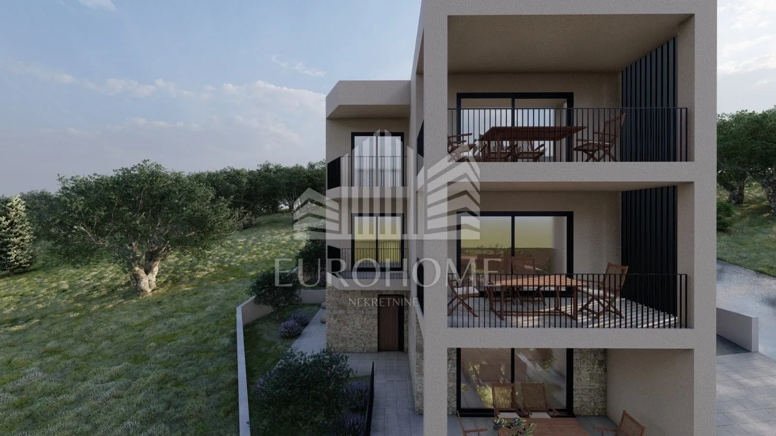 UGLJAN, PREKO- Luksuzan apartman s pogledom na more
