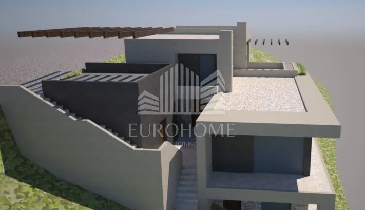 sali, zemljište s projektom i plaćenom građevinskom dozvolom,30m od mora - slika 4