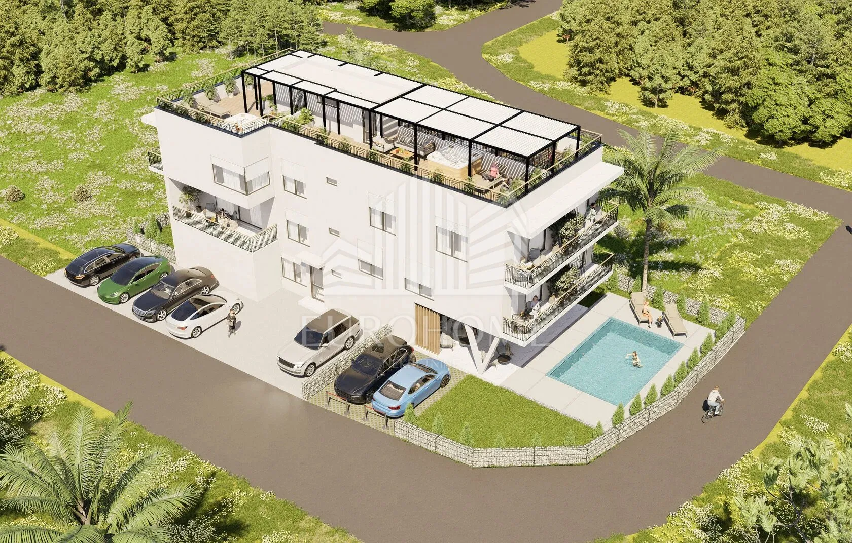 privlka relax residence, trosoban apartman, 78,50 m2 - slika 6