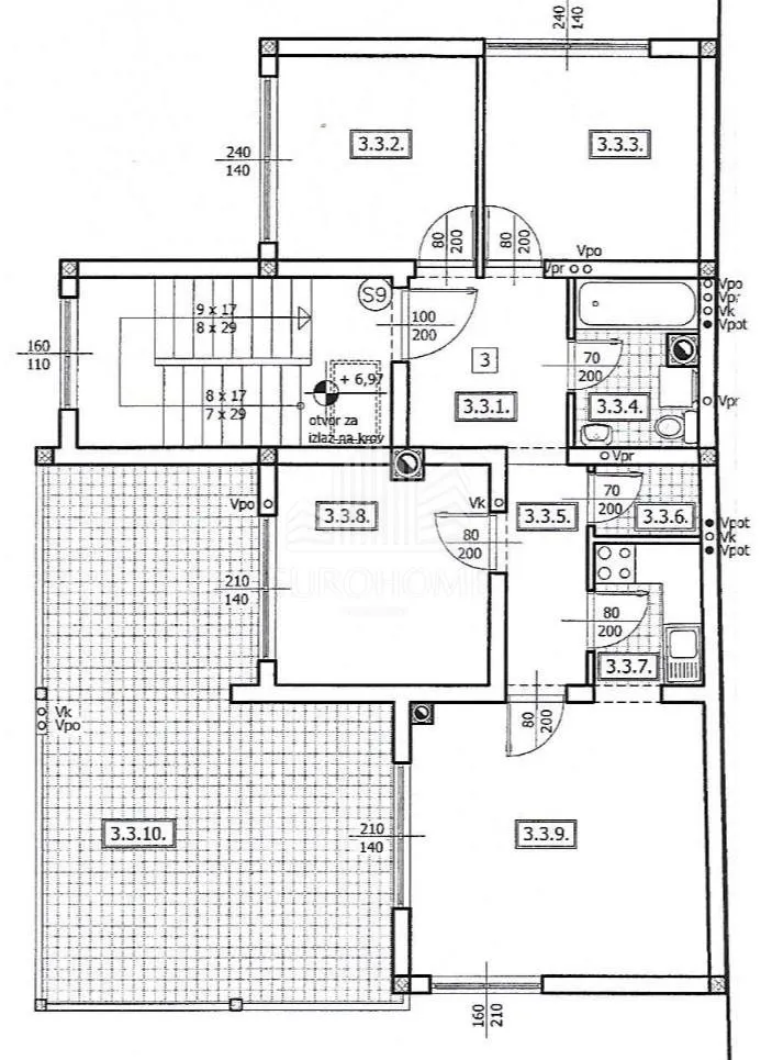 penthouse na zadnjem katu novogradnje s terasom i garažom, stenjevec - slika 7