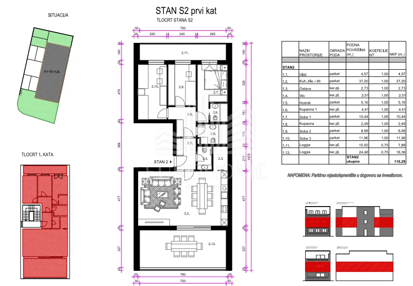 novogradnja sesvetski kraljevec - stan s2 - slika 3