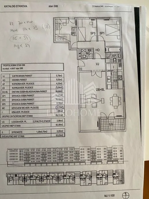 potpuno namješten suvremen 4s stan + dvije garaže + spremište, 110 m2, huberttova - slika 23