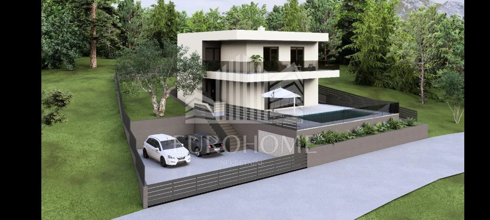 Maslenica- Građevinsko Zemljište S Projektom - Maslenica, Jasenice