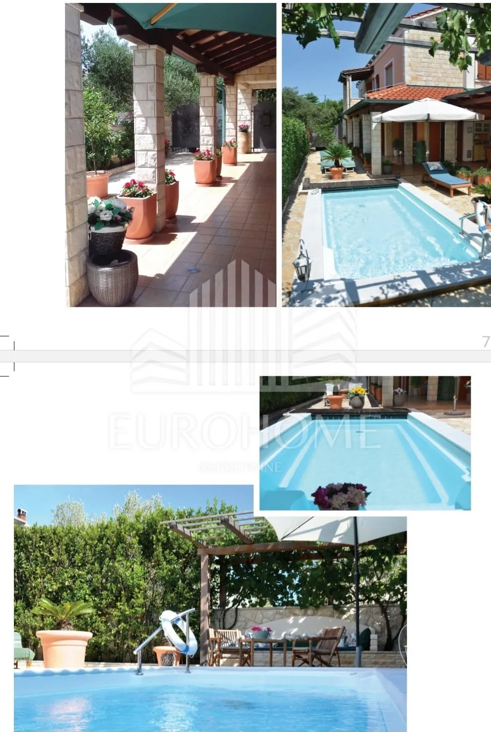 luksuzna vila s bazenom, centar novalje, 250m od mora - slika 5
