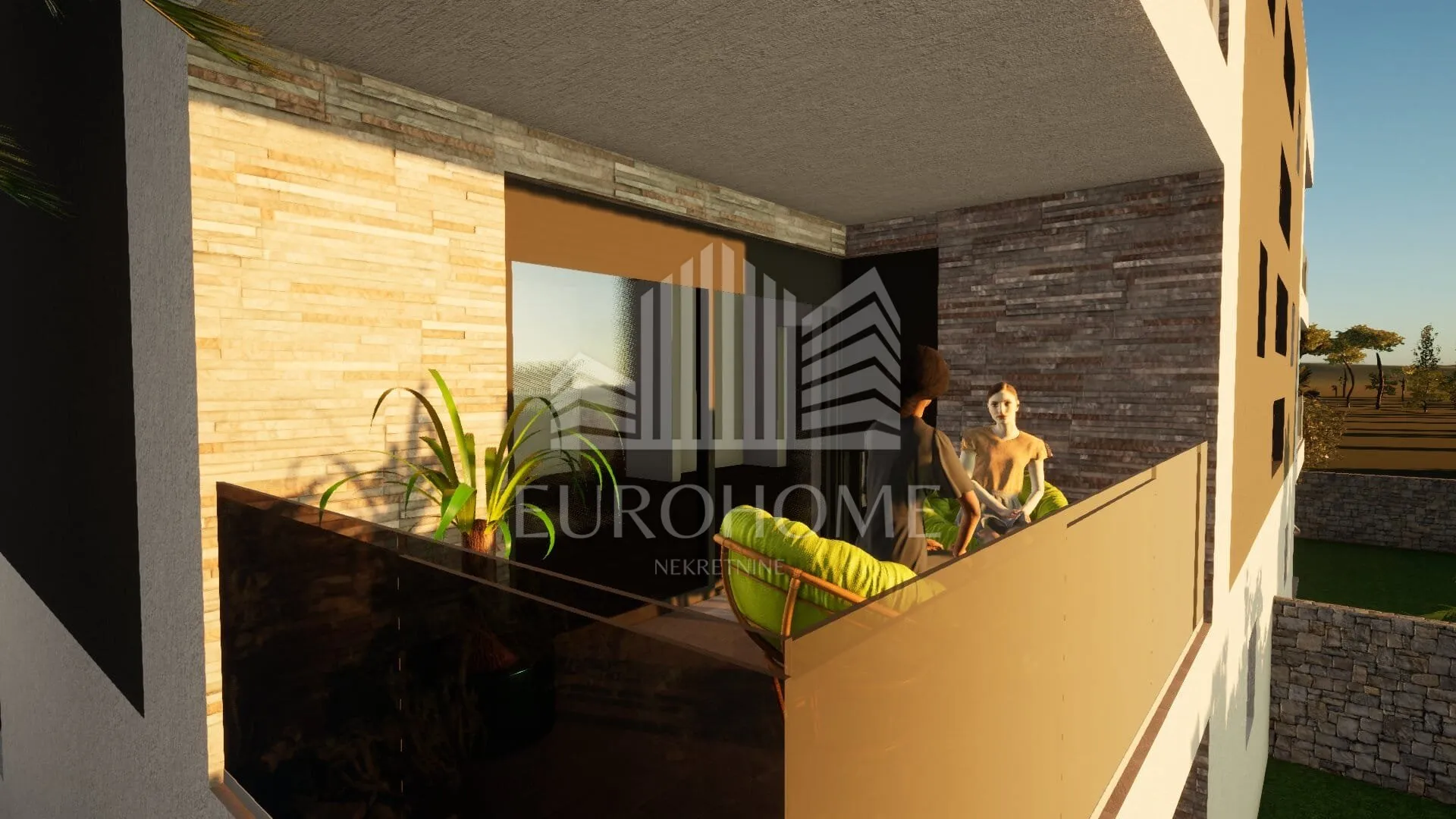 privlaka, sabunike, novogradnja, trosobni stan 77,99m2+parking - slika 4