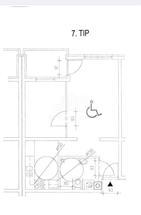 lanište-dvosoban stan s loggiom, garaža 57,65m2 - slika 18