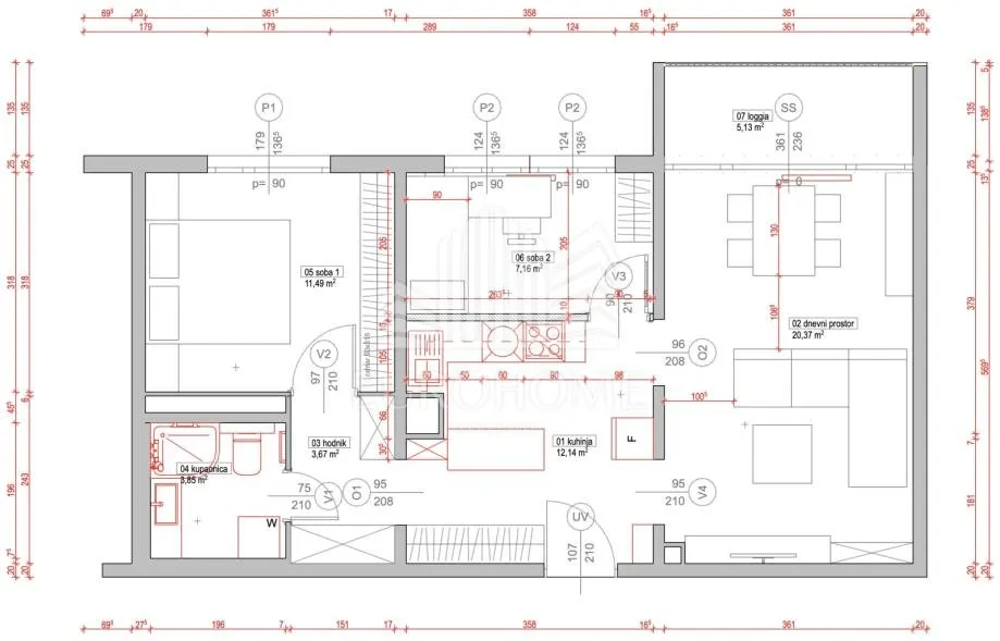 špansko – potpuno adaptiran stan u kvalitetnoj zgradi, odlična lokacija! - slika 20