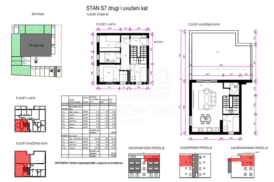 novogradnja sesvete - dvoetažni stan s7 - slika 3