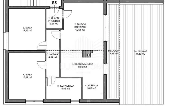3s penthouse +2 vpm, gornja dubrava - slika 17