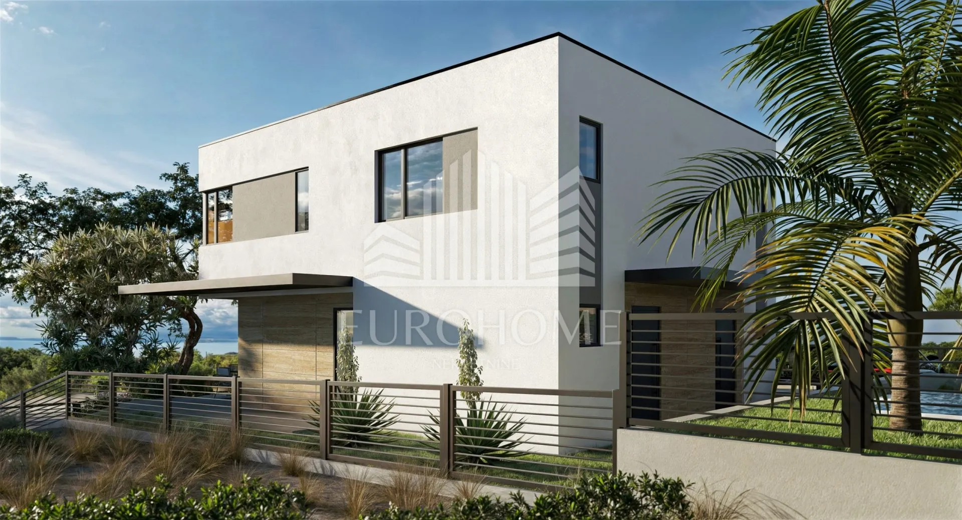 mandre, pag, luxury estate, semi detached villa, sea view - slika 2