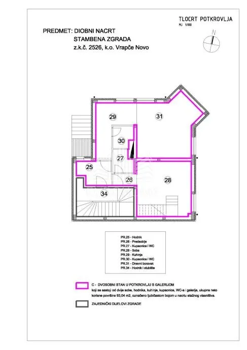 črnomerec, dvosoban stan, 93 m2 - slika 12