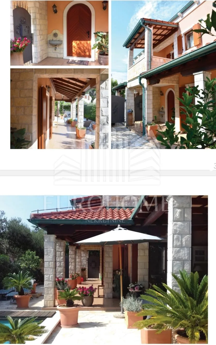 luksuzna vila s bazenom, centar novalje, 250m od mora - slika 3