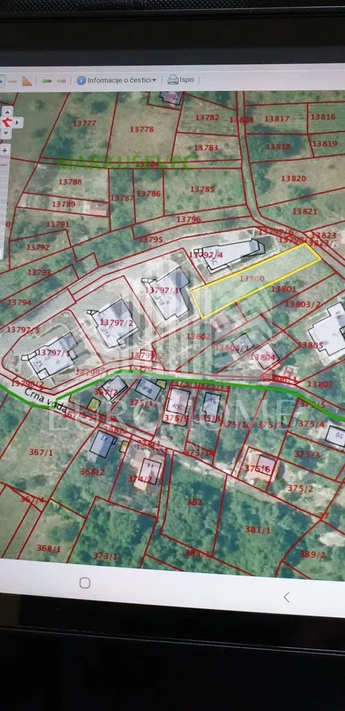 Građevinsko zemljište, 1081m2, Bačun, Podsljeme - Zagreb