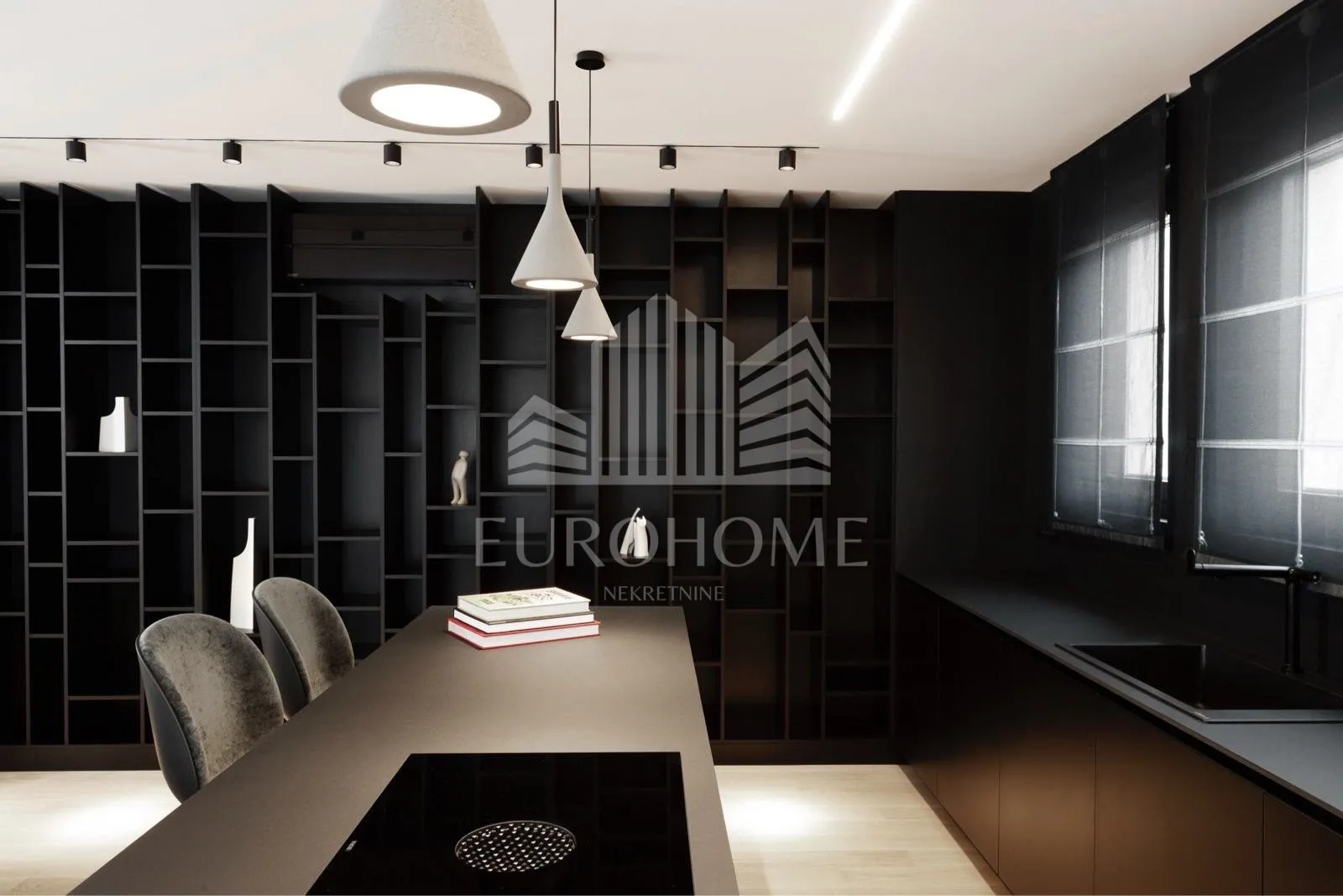 dizajnerski uređen stan 151 m2 terasa balkon garaža sauna - slika 7