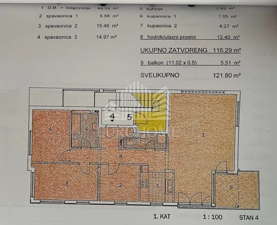 moderno namješten 4s stan 133m2 - bijenik, črnomerec - - slika 9