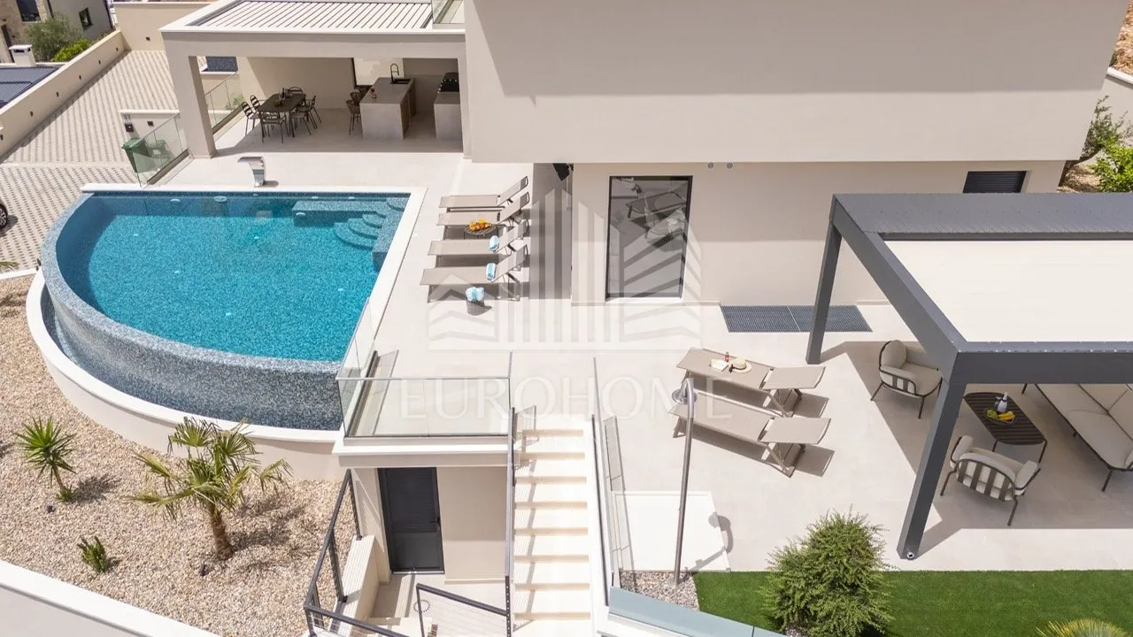 split, podstrana, luksuzna villa, 4 spavaće sobe, 370m2 - slika 9