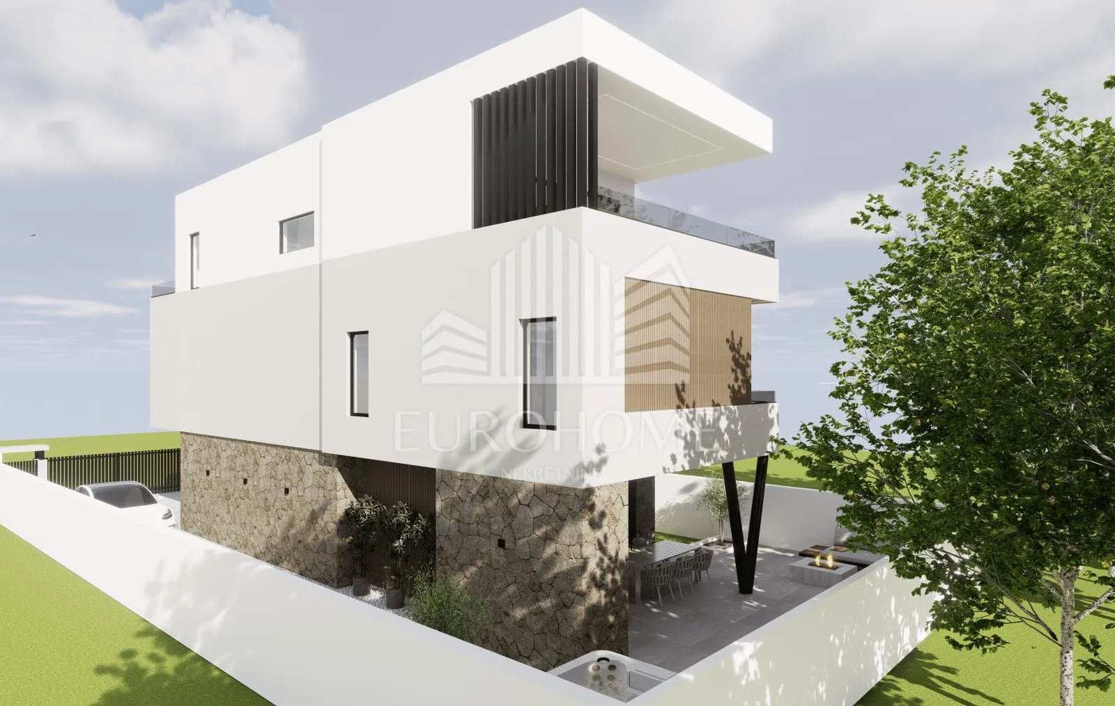 vodice- dvoetažni trosoban stan u novogradnji, 121.00 m2 - slika 3