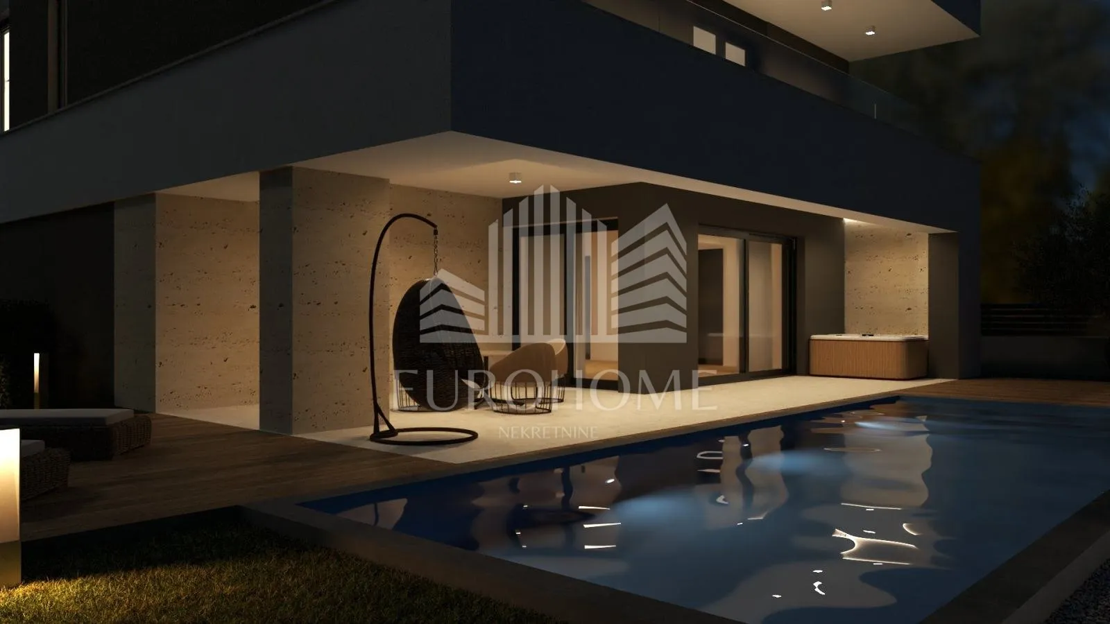 ZADAR- PRIVLAKA- Urbana villa sa grijanim bezenom, 200m2
