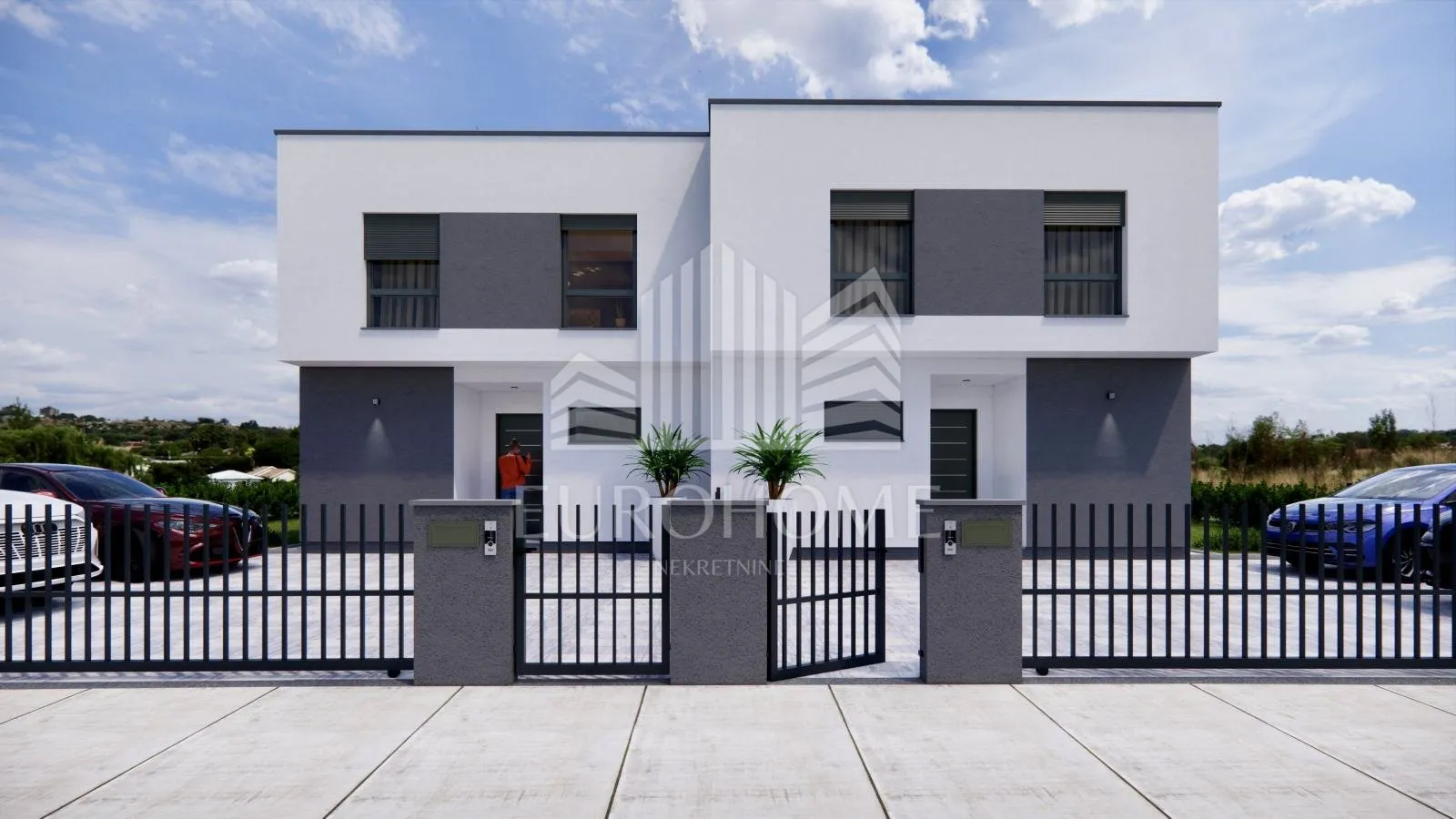 novogradnja – moderna dvojna kuća 128 m², 2 ppm, vrt, brezovica - slika 2
