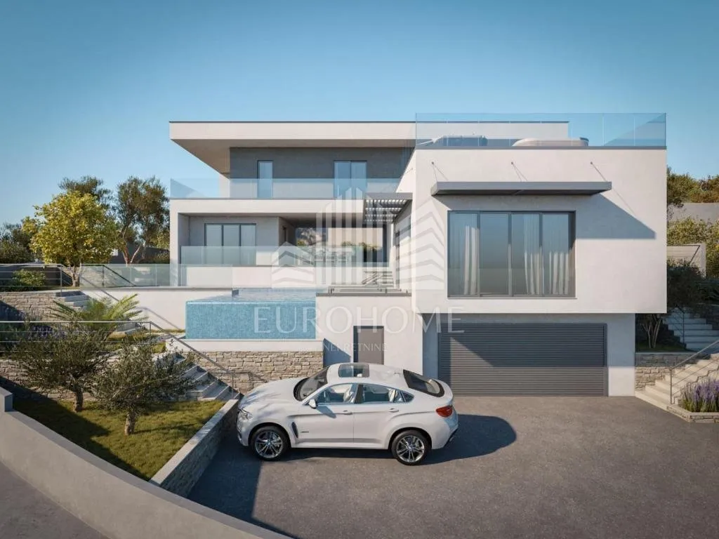 split, moderna villa, panoramski pogled, 223m2 - slika 27