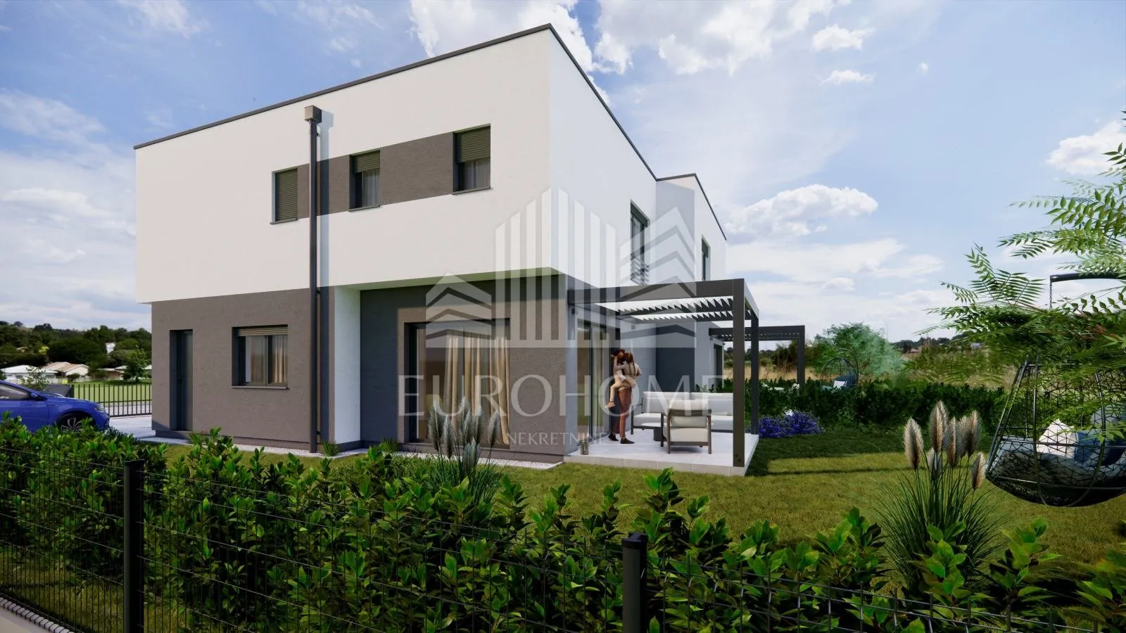 novogradnja – moderna dvojna kuća 128 m², 2 ppm, vrt, brezovica - slika 14