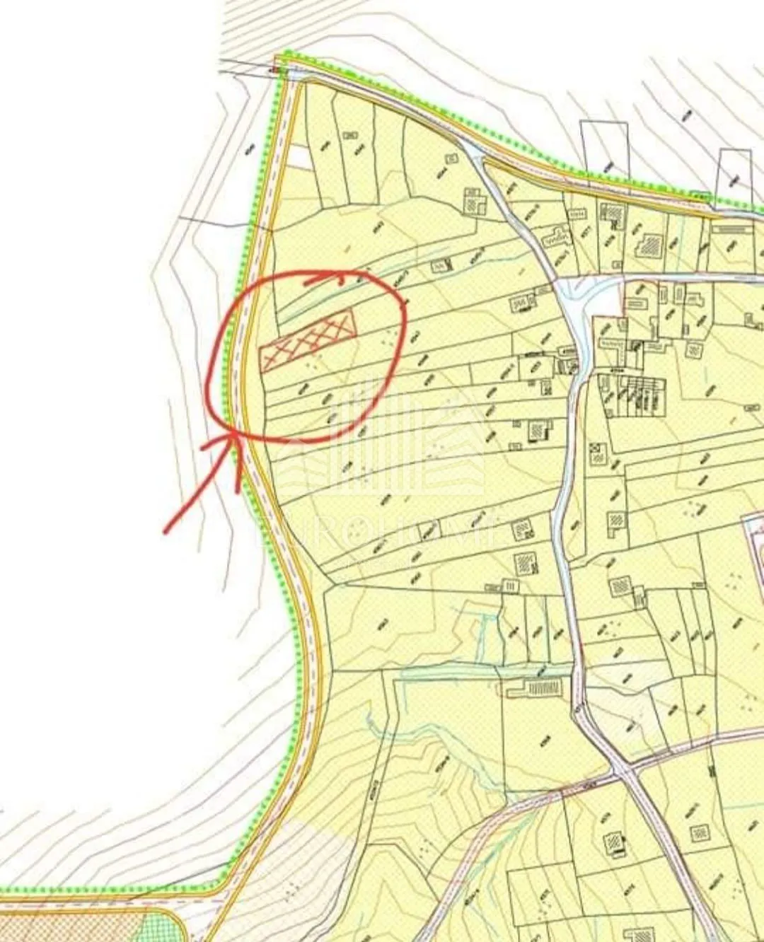 debeljak,građevinsko zemljište na mirnoj lokaciji,870m2,90€/m2 - slika 2