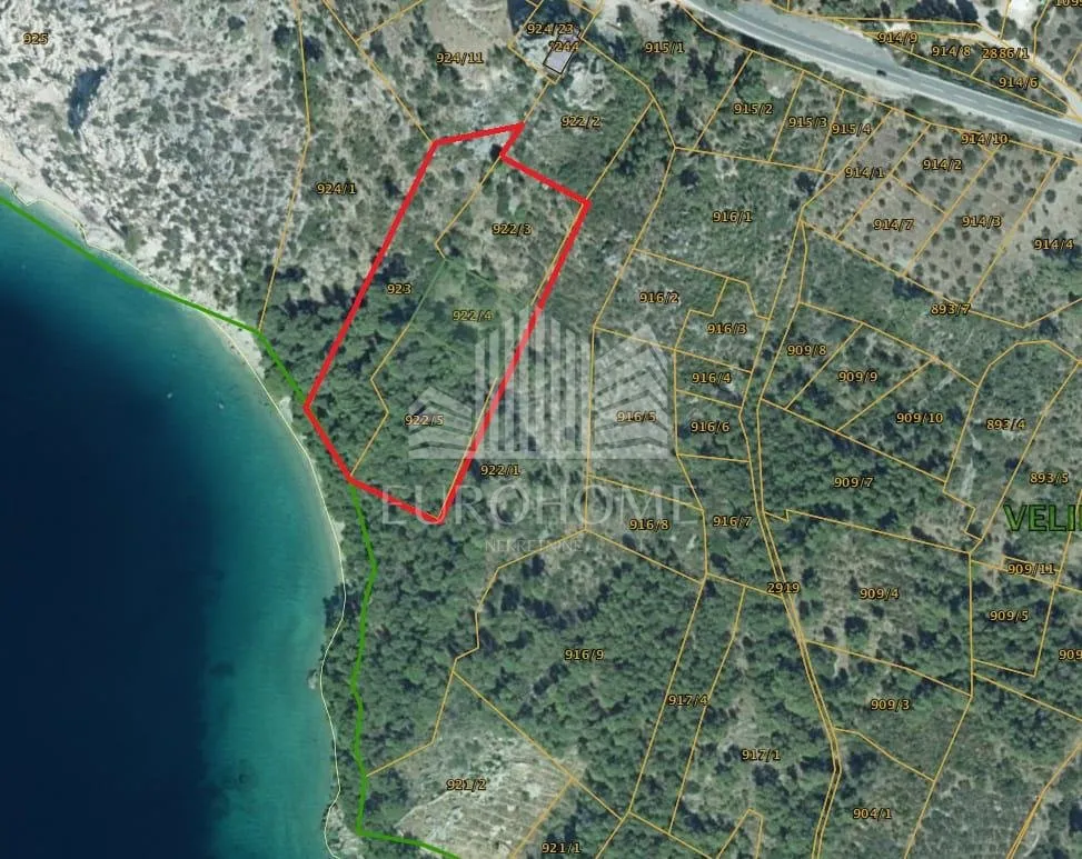 MAKARSKA, Zemljište za hotel, T1 i T2 zona, 10 000m2