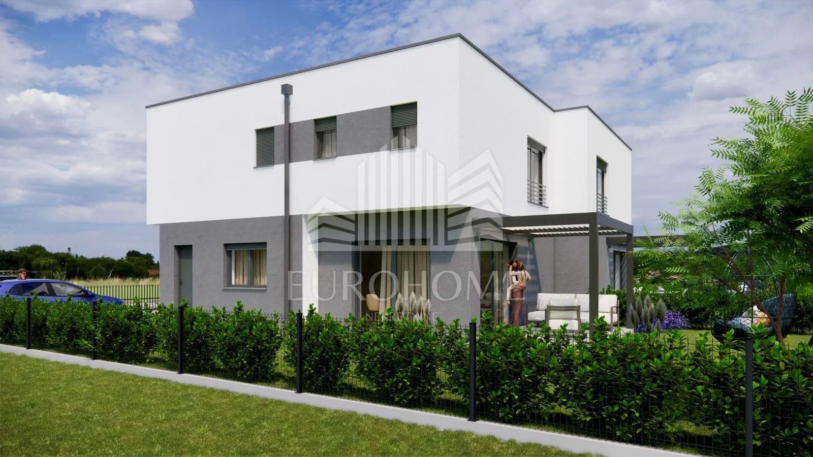 novogradnja – moderna dvojna kuća 128 m², 2 ppm, vrt, brezovica - slika 4