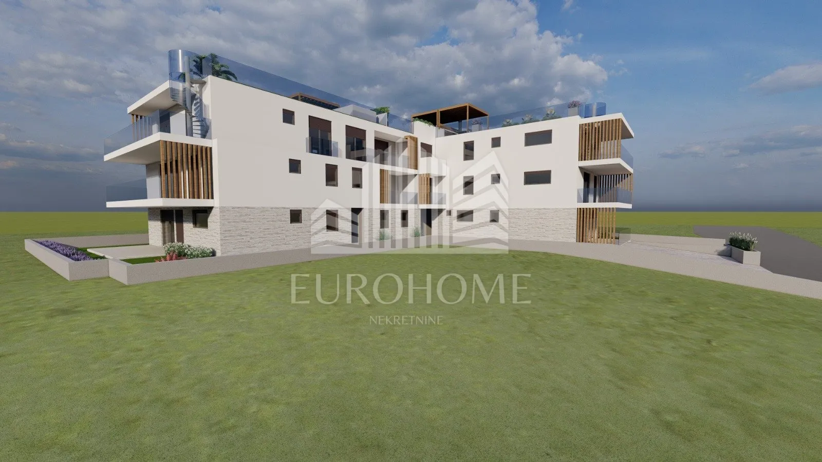 vodice, luksuzni stan uz plažu s2, top lokacija, garaža, 121.61m2 - slika 2