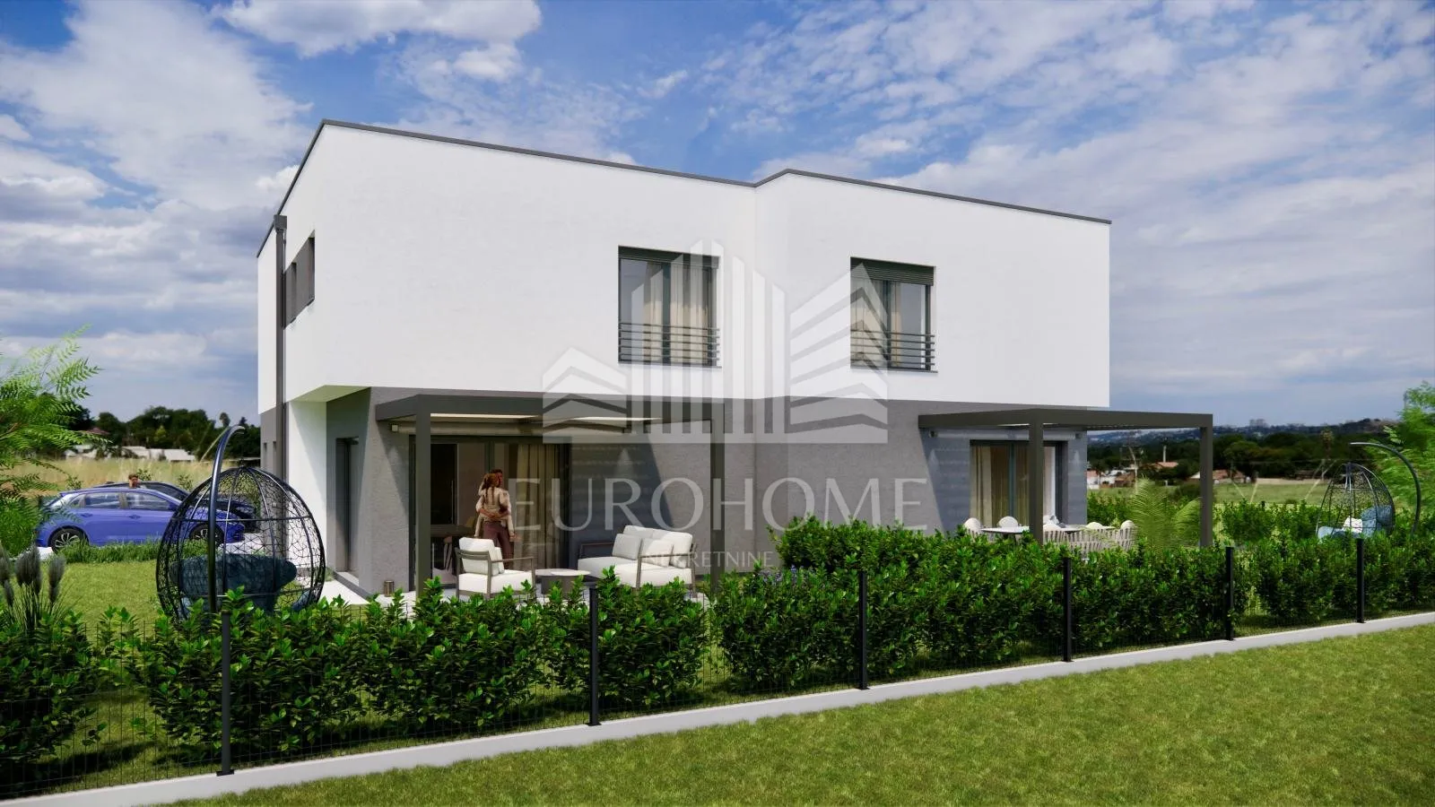 novogradnja – moderna dvojna kuća 128 m², 2 ppm, vrt, brezovica - slika 7