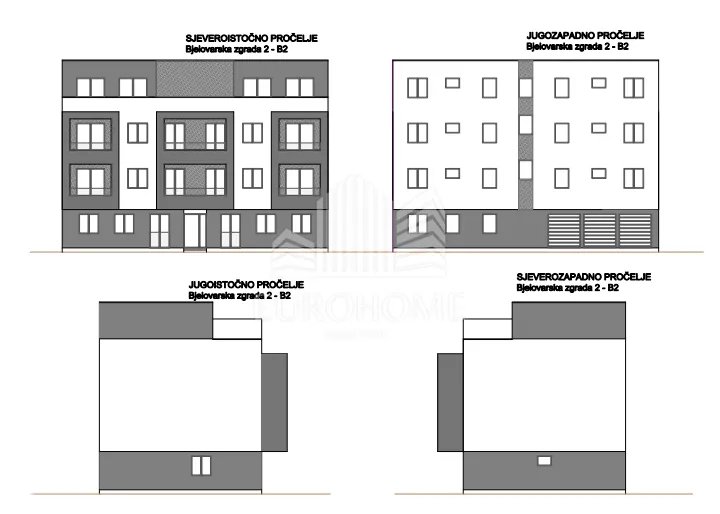 - Novogradnja Sesvete - trosoban stan S4, 2 VPM, lođa - Sesvete, Zagreb