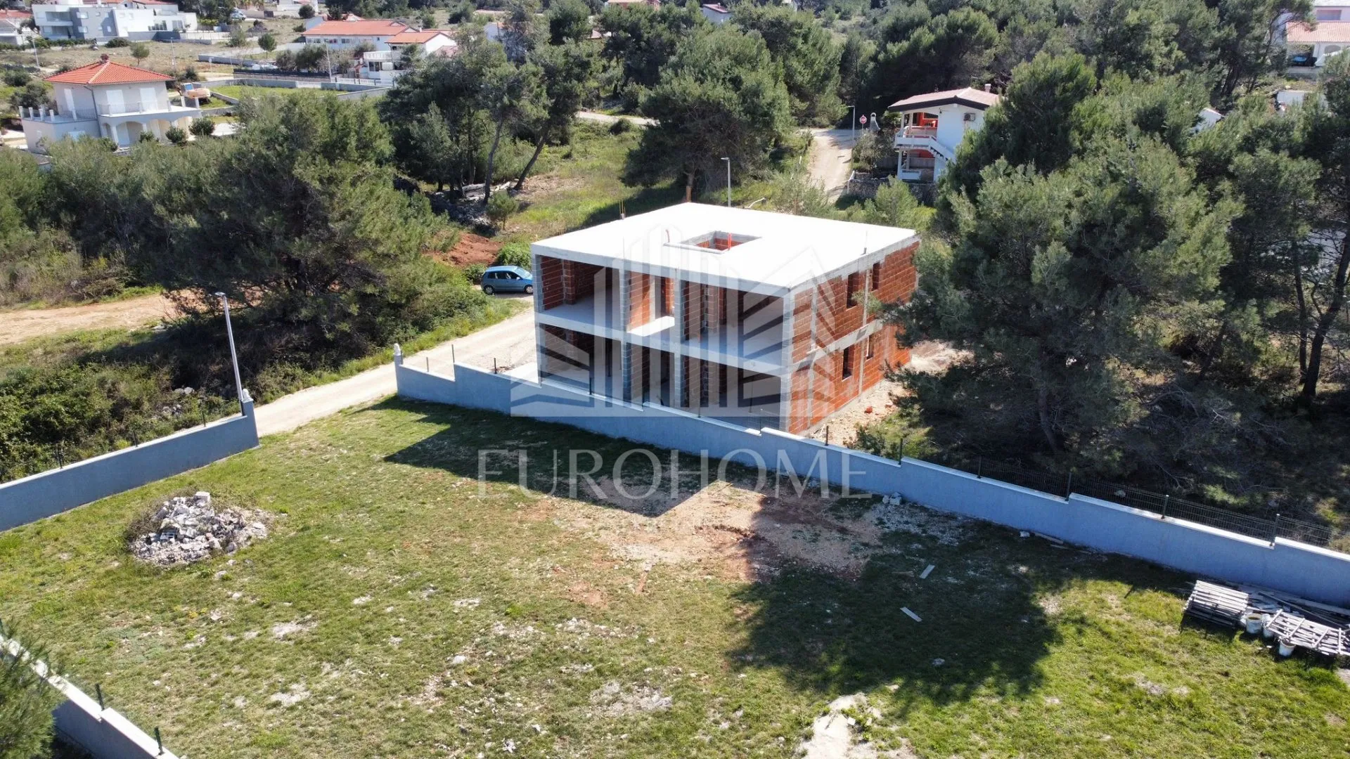 trosoban stan s vrtom u novogradnji - vir, 49.48 m², 450 m od plaže - slika 16