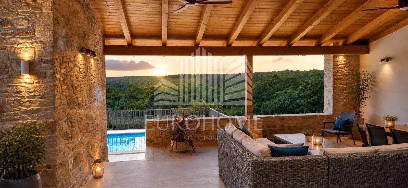 ISTRA, villa s bazenom, terasom i ljetnom kuhinjom, Barban, Manjadvorci