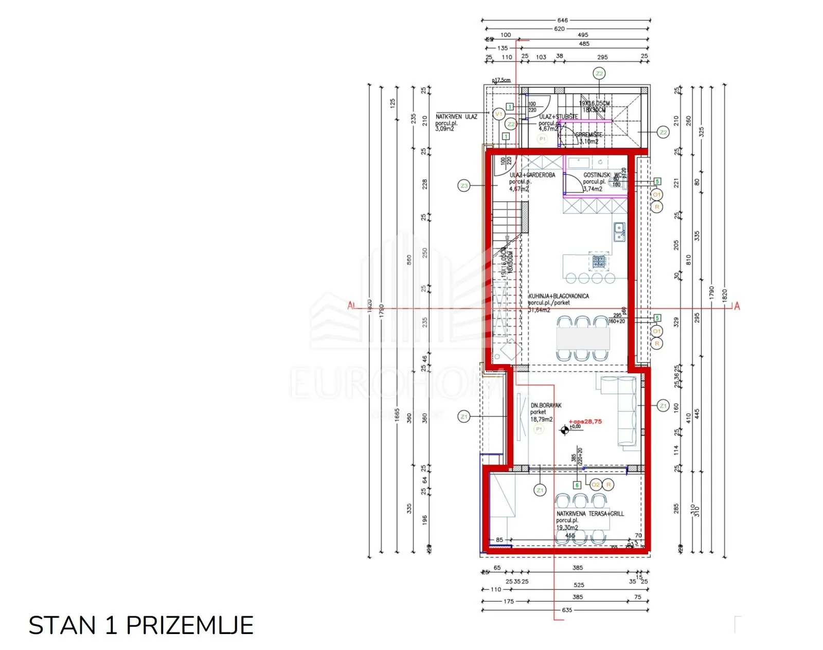 vodice, 121.00 m2, novogradnja - slika 14