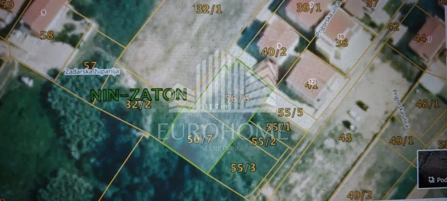 nin, sabunike,građevinsko zemljište, 514 m2 - slika 2