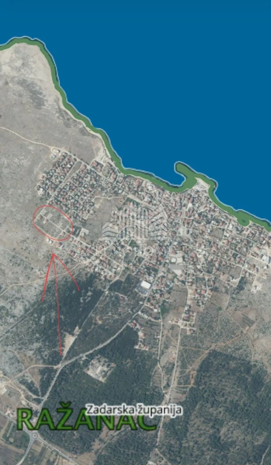 zadar, ražanac, građevinsko zemljište, 442m2 - slika 2