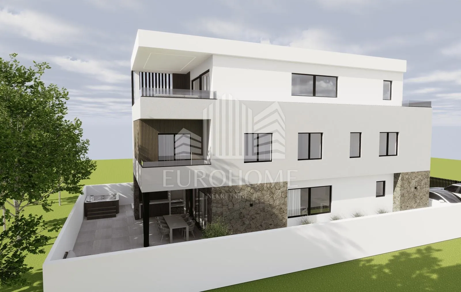 vodice- dvoetažni trosoban stan u novogradnji, 121.00 m2 - slika 6