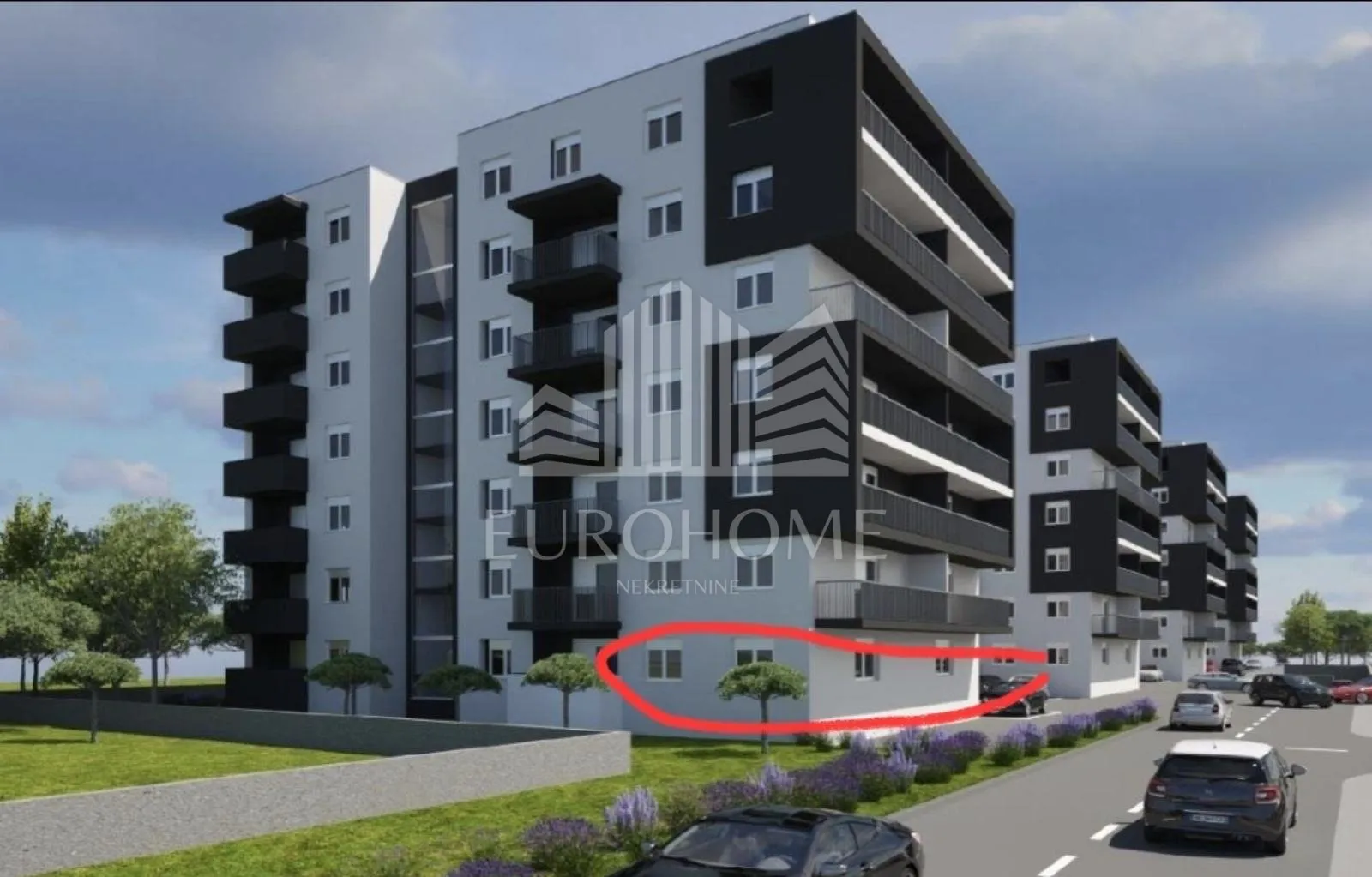 zadar, centar, dugoročni najam modernog stana, 40m2 - slika 1
