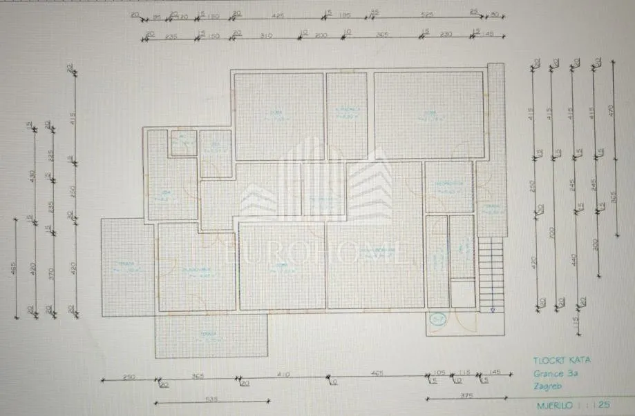 prostran stan 174m2, 1437€/m2 - fraterščica - za adaptaciju - slika 16