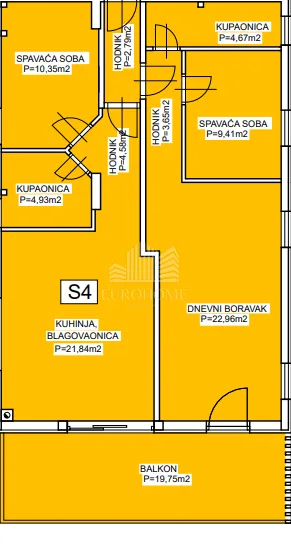 vodice, luksuzni stan uz plažu s4, top lokacija, garaža, 119m2 - slika 13