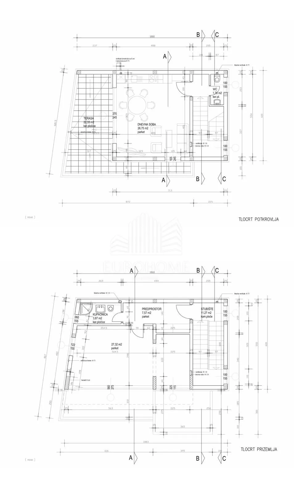 novogradnja moderna poslovno-stambena zgrada, 333 m2, šestinski dol + garaža + vpm - slika 8