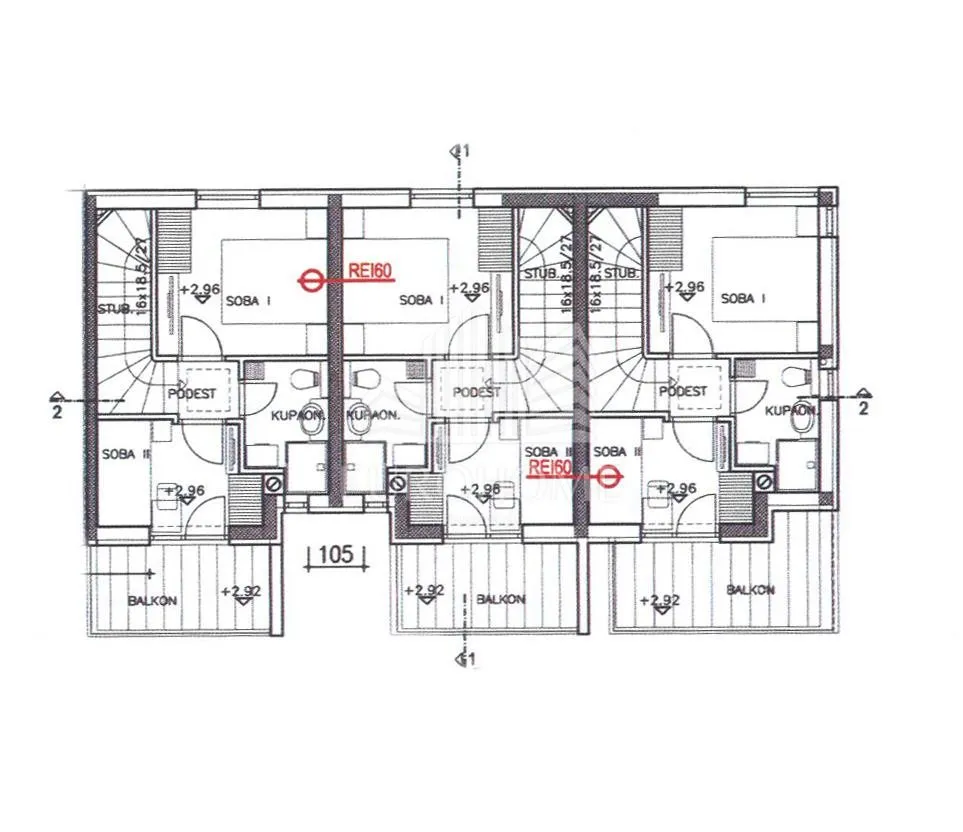apartman b-s1: mandre, 63 m2, novogradnja - slika 12